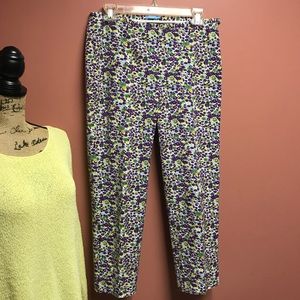 J. McLaughlin Floral Capri/Crop Pants